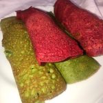 Panqueca colorida para as crianças