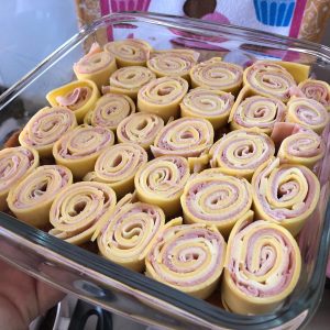 Rondelli com massa de pastel