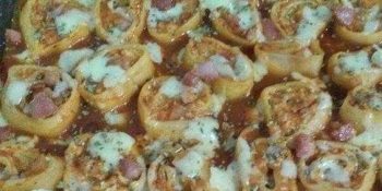 Rondelli de frango com requeijão