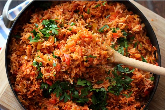 arroz Jollof soltinho receita