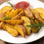 batata rústica frita crocante sequinha