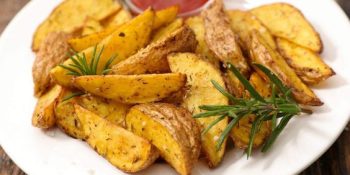 batata rústica frita