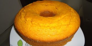 Bolo com adoçante