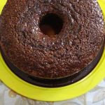 bolo de chocolate com iogurte e aveia fofinho