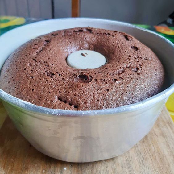  bolo de chocolate na airfryer vovo