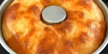 Bolo de fubá vegano