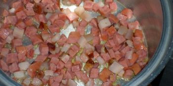 Canjiquinha com calabresa
