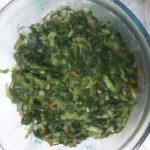 chicória refogada tudo gostoso