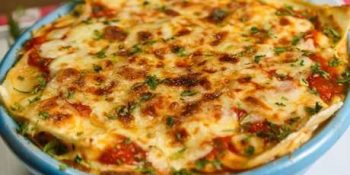 Lasanha de frango low carb