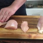 limpar gordura do frango