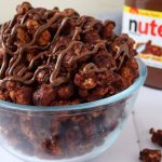 Pipoca doce de nutella tudo gostoso