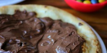 Pizza de ninho com nutella