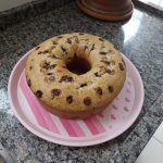 Bolo com gotas de chocolate