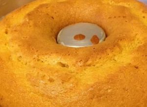 Bolo de cenoura com adoçante