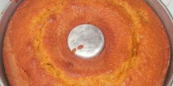 Bolo de cenoura com adoçante