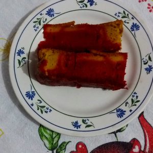 Bolo de cenoura com beterraba