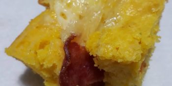Bolo de cenoura salgado
