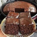 Bolo de chocolate com leite de coco