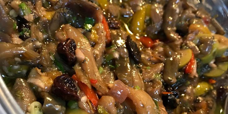 Caponata de berinjela italiana