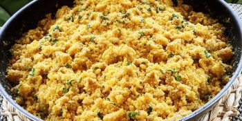 Farofa de casca de banana