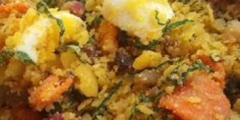 Farofa de casca de batata