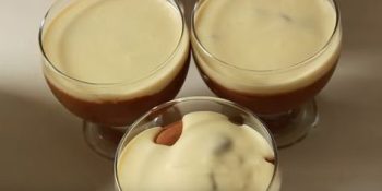 Mousse de leite ninho com nutella