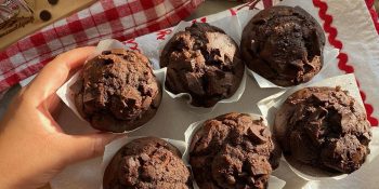Muffin de brigadeiro
