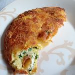 Omelete com mandioca