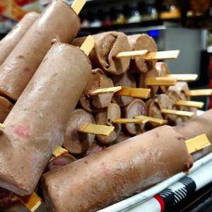 Picolé na garrafa pet com nescau simples