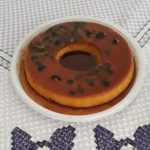 Pudim de pão com uvas passas