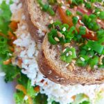 Sanduíche natural com ricota e frango