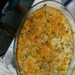 Torta de arroz dormido tudo gostosoTorta de arroz dormido