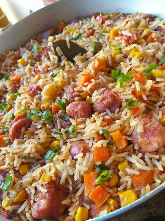 arroz de forno com bacon soltinho