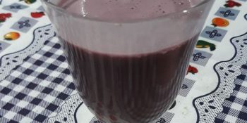 Batida de vinho com chocolate