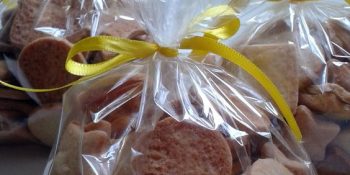 Biscoito amanteigado para lembrancinha