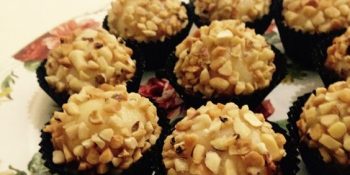 Brigadeiro gourmet com castanha