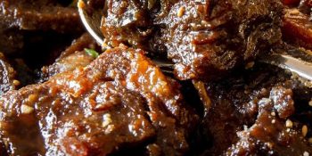 Carne de panela com aipim