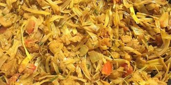 Caroço de jaca na pressão