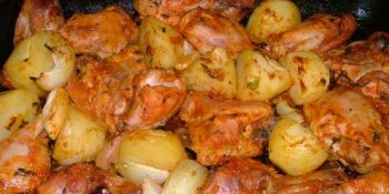 Coxa de frango com maionese