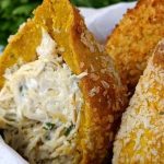 Coxinha de abóbora com farinha de aveia tudo gostoso
