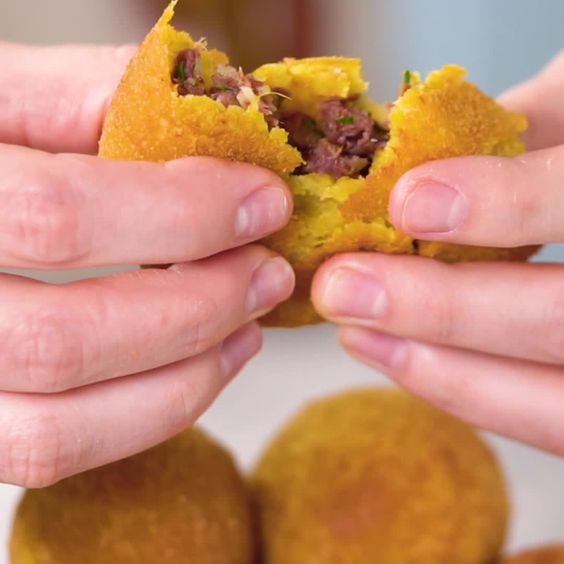 coxinha de abóbora low carb salgado