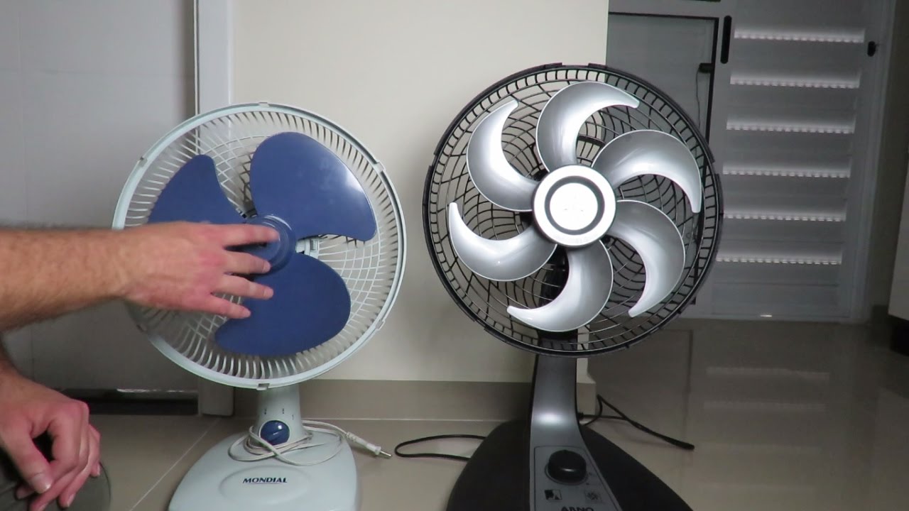 deixar hélice de ventilador branca