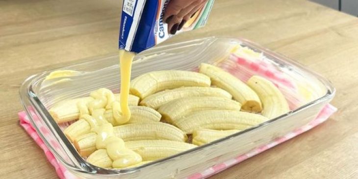 doce de banana com leite condensado tudo gostoso