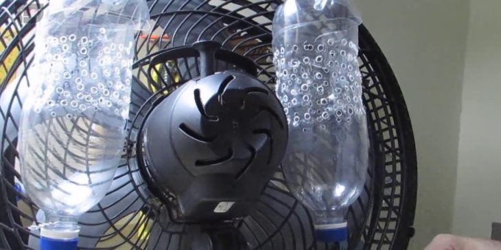 fazer ventilador gelar igual ar