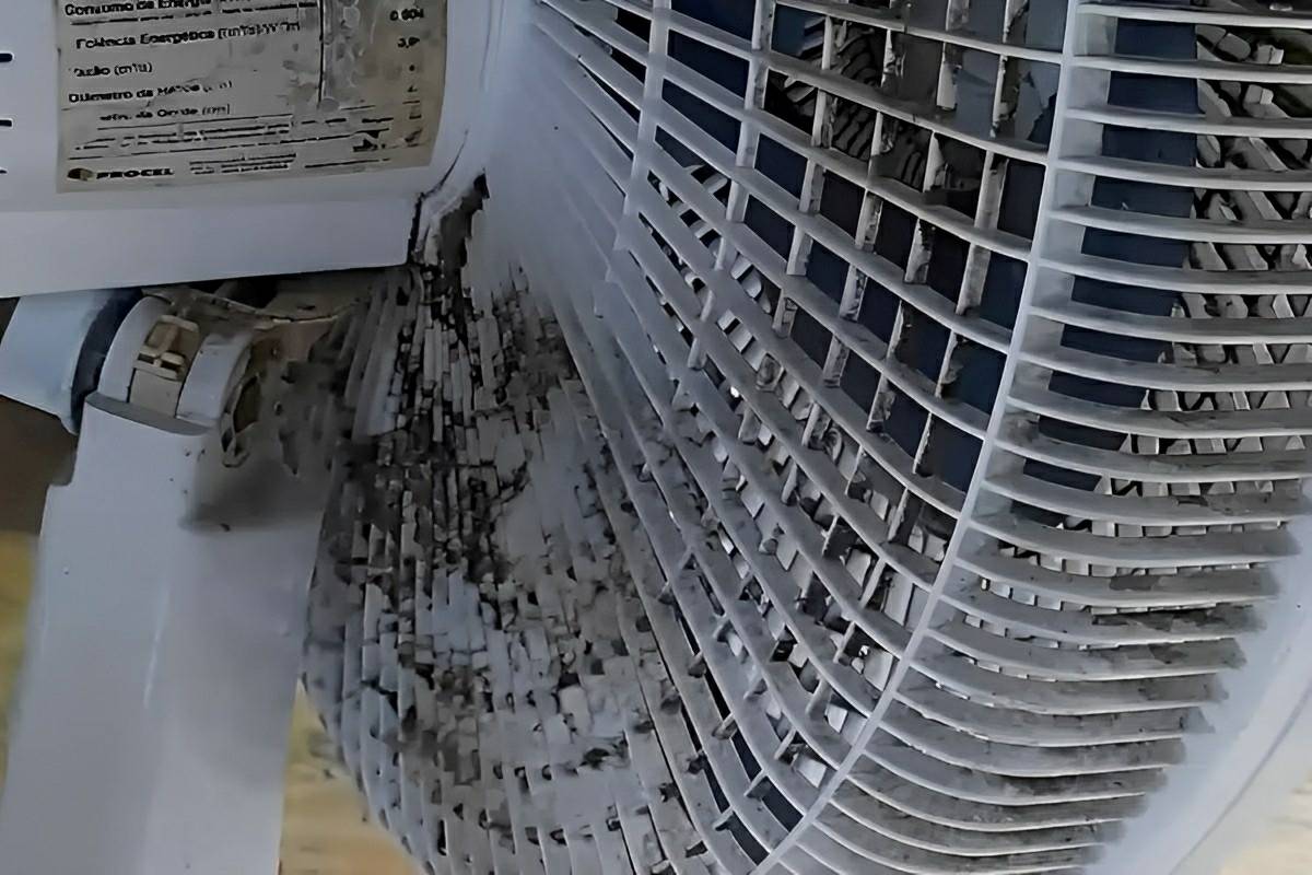 limpar ventilador com aspirador de pó