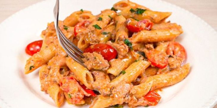 macarrão com sardinha em lata tudo gostoso