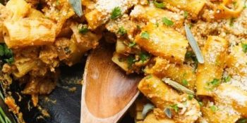 Massa de macarrão de abóbora
