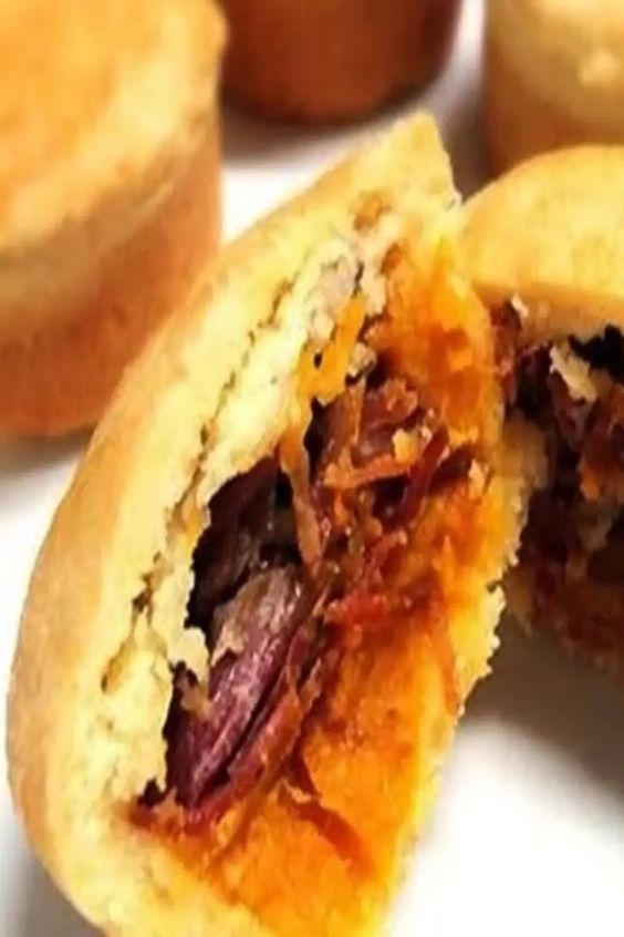 salgado de abóbora com carne seca fácil tudo gostoso
