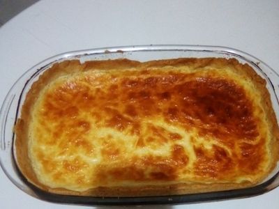 torta de liquidificador de queijo fácil prático