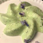 Mousse gelado de pepino
